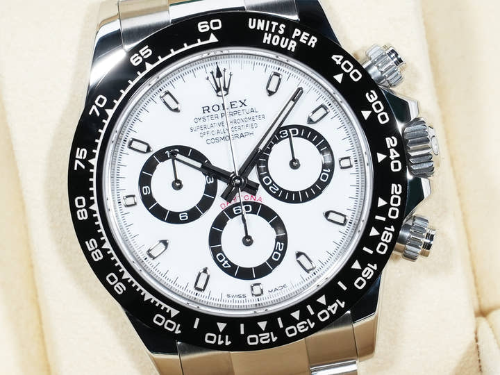 ロレックス デイトナ Ref.116500LN ステンレススチール ホワイト文字盤 美品 gyxx2zvk