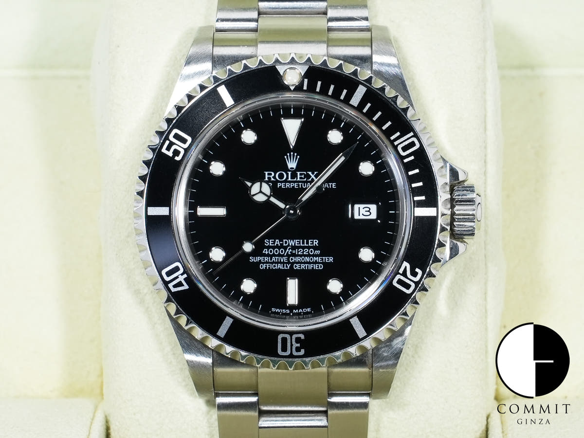 ロレックス シードゥエラー Ref.16600 ステンレススチール ブラック文字盤 中古 yppczpnk