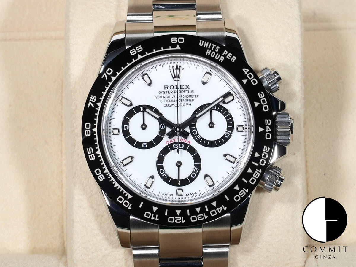 ロレックス デイトナ Ref.116500LN ステンレススチール ホワイト文字盤 美品 jnhjpwqn