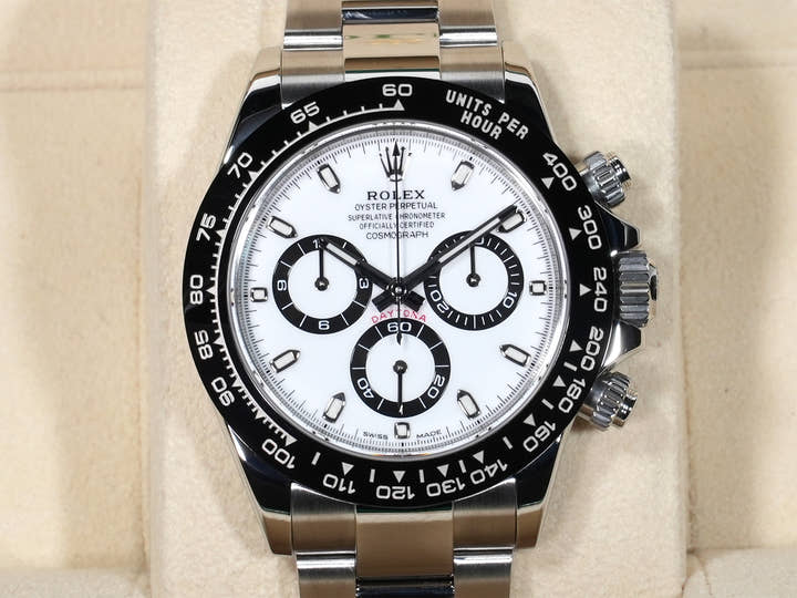 ロレックス デイトナ Ref.116500LN ステンレススチール ホワイト文字盤 美品 jnhjpwqn
