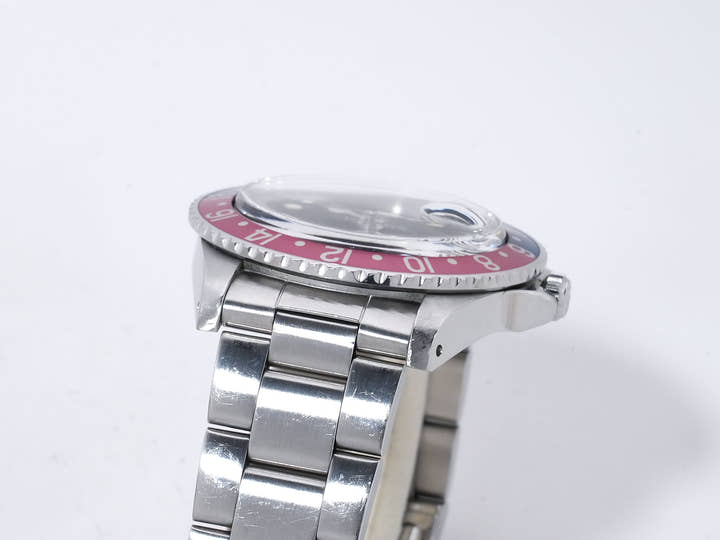 ロレックス GMTマスター Ref.1675 ステンレススチール ブラック文字盤 オイスターブレスレット 中古 bpatfghy