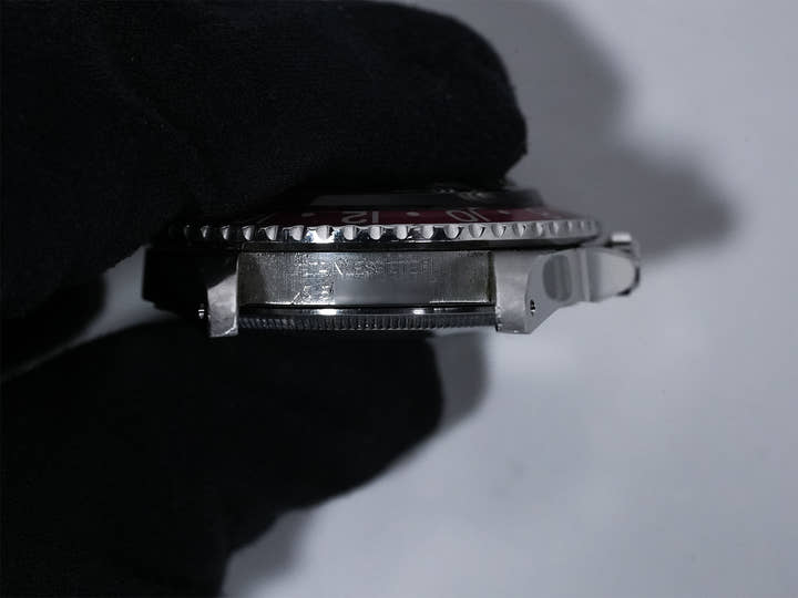 ロレックス GMTマスター Ref.1675 ステンレススチール ブラック文字盤 オイスターブレスレット 中古 bpatfghy