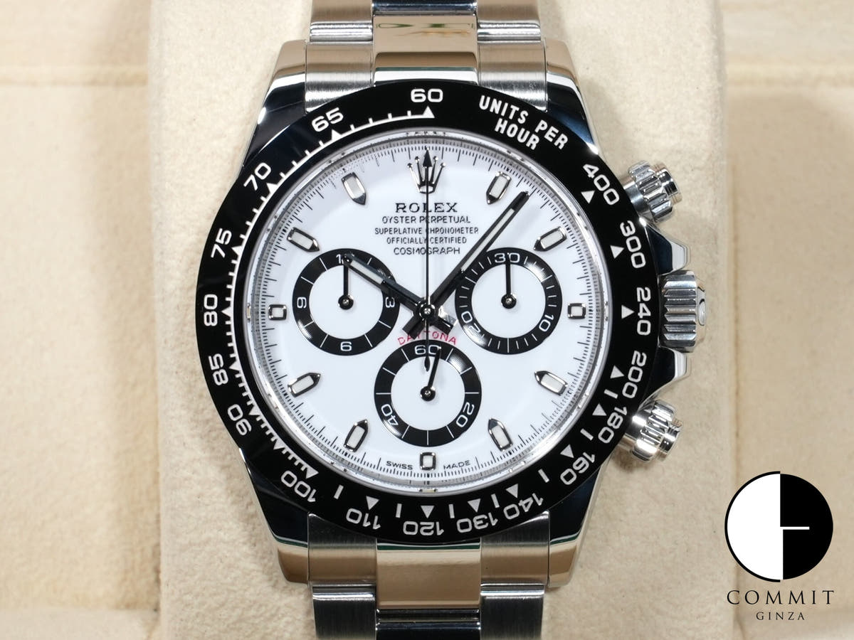 ロレックス デイトナ Ref.116500LN ステンレススチール ホワイト文字盤 中古 bt3kuj4u
