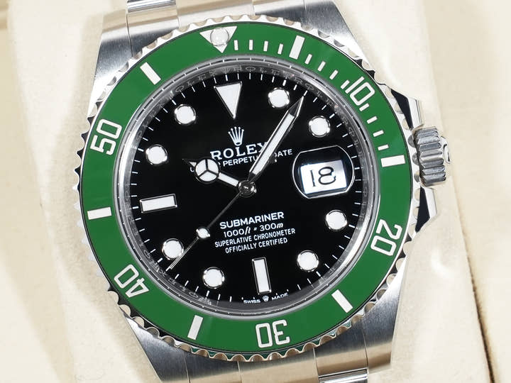 ロレックス サブマリーナー デイト Ref.126610LV ステンレススチール ブラック文字盤 美品 hkbbm3wv