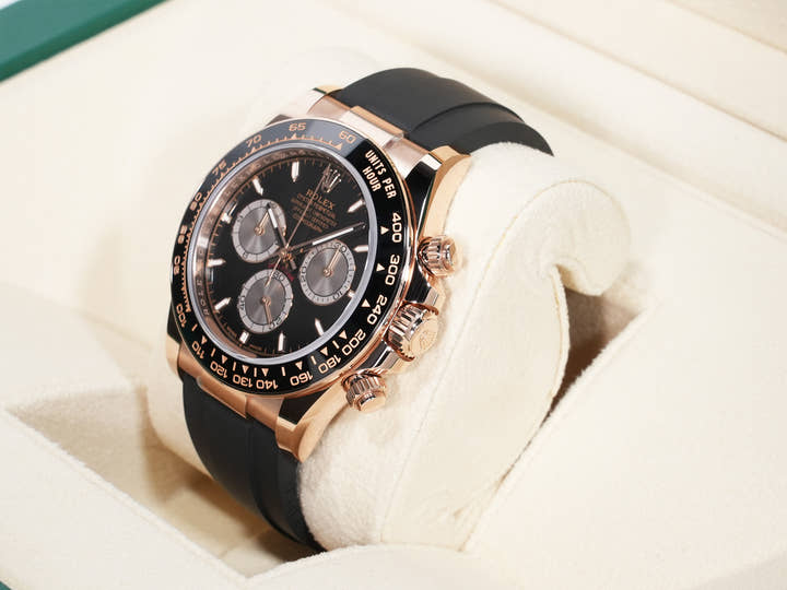 ロレックス デイトナ Ref.126515LN エバーローズゴールド ブライトブラックxサンダスト文字盤 美品 h2t55mtw