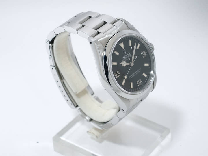 Rolex Explorer I Ref.14270 Stainless Steel Black Dial Oyster Bracelet Excellent Used Condition afoqrvvx