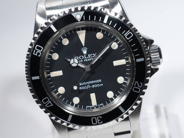 Rolex Submariner Ref.5513 Stainless Steel Black Dial Used ckwhbfck