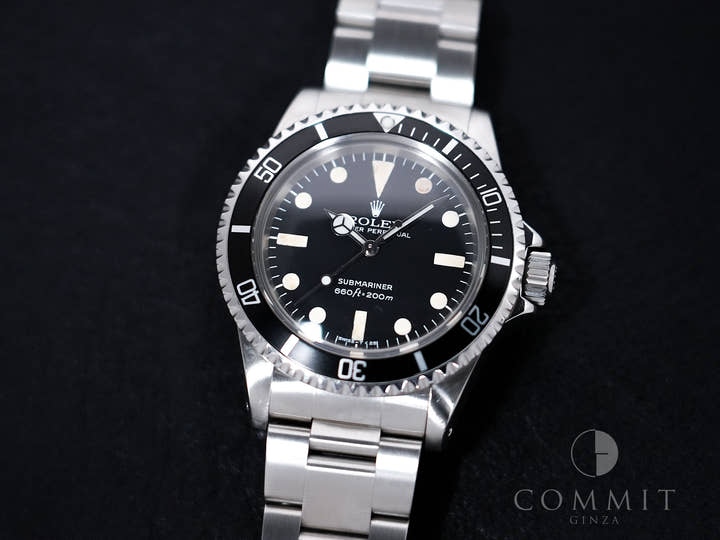 Rolex Submariner Ref.5513 Stainless Steel Black Dial Used ckwhbfck
