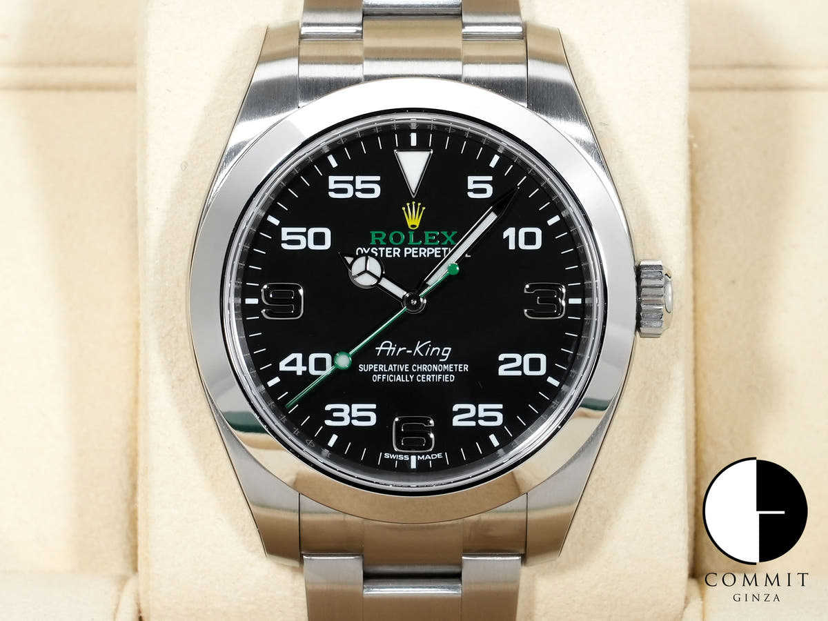 Rolex Air-King Khanjar Ref. 116900 Stainless Steel Black Dial Unused xsydy8mv