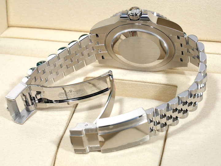 Rolex GMT-Master II Ref. 126710GRNR Stainless Steel Black Dial Jubilee Bracelet Unused zis5evgg