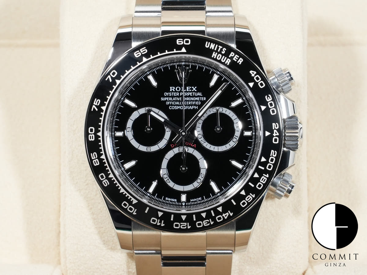 Rolex Daytona Ref. 126500LN Stainless Steel Black Dial Excellent Condition 7mkz4fyp