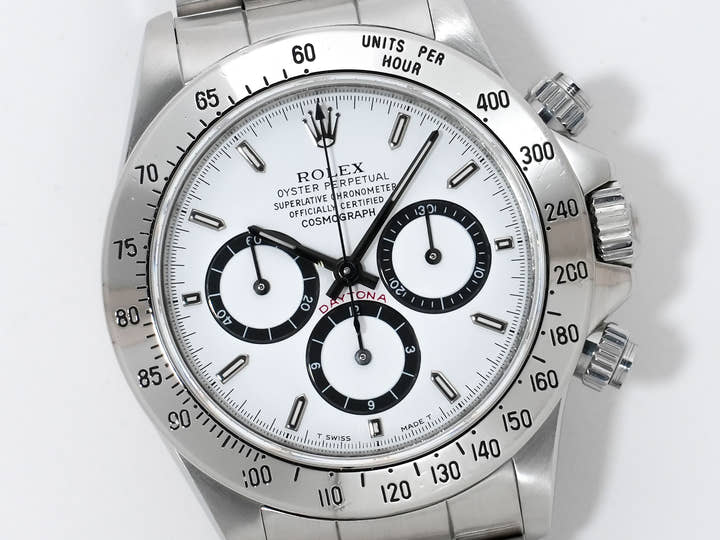 Rolex Daytona El Primero Ref. 16520 Stainless Steel White Dial Excellent Condition tdnyybpn