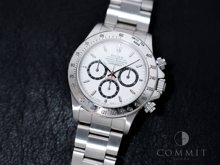 Rolex Daytona El Primero Ref. 16520 Stainless Steel White Dial Excellent Condition tdnyybpn