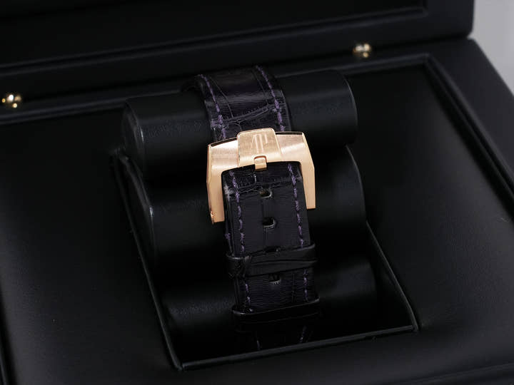 Audemars Piguet CODE 11.59 by Audemars Piguet Chronograph Ref.26393OR.OO.A616CR.01 Pink Gold Purple Dial Excellent Used ig7si4sj