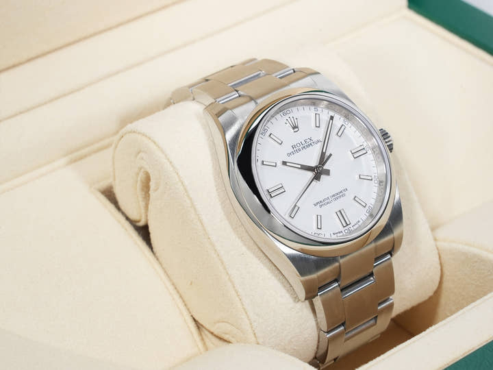 Rolex Oyster Perpetual 36 Ref. 116000 Stainless Steel White Dial Pre-owned jyqt2qrk