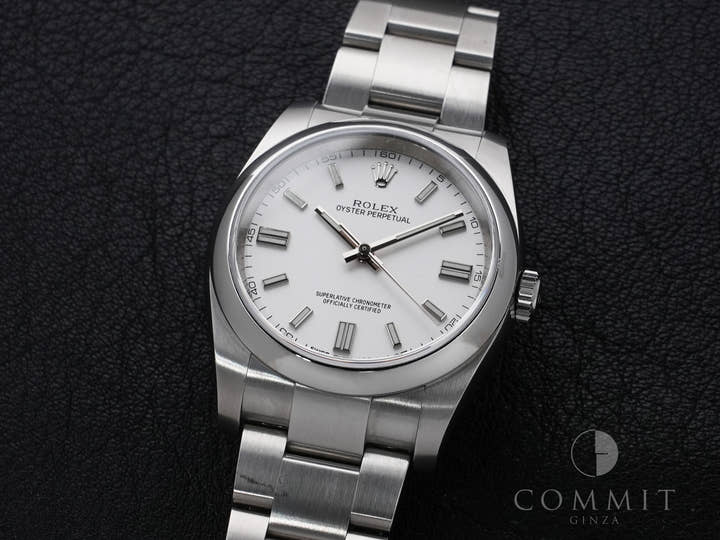 Rolex Oyster Perpetual 36 Ref. 116000 Stainless Steel White Dial Pre-owned jyqt2qrk