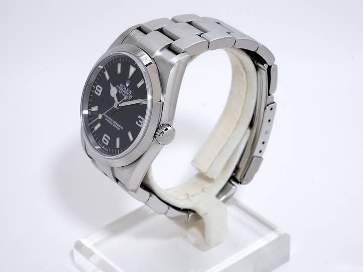 Rolex Explorer I Ref.114270 Stainless Steel Black Dial Oyster Bracelet Used irgd7cqk
