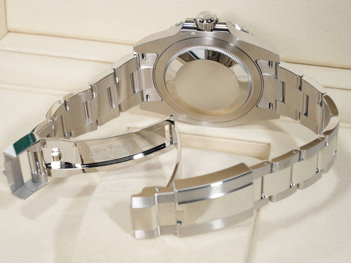 Rolex GMT-Master II Ref. 126710GRNR Stainless Steel Black Dial Oyster Bracelet Unused a2od6t6p