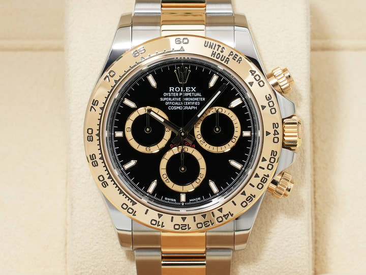 Rolex Daytona Ref. 126503 Stainless Steel/Yellow Gold Black Dial Excellent Used e77xatfb