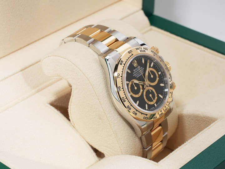 Rolex Daytona Ref. 126503 Stainless Steel/Yellow Gold Black Dial Excellent Used e77xatfb