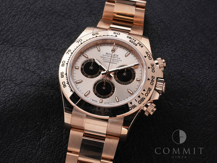 Rolex Daytona Ref. 126505 Everose Gold Sundust x Bright Black Dial Used A (jwbud22j)