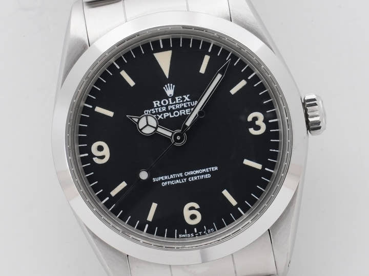 ROLEX Explorer I Ref. 1016 Stainless Steel Black Dial Excellent Used Condition bk5om2ce
