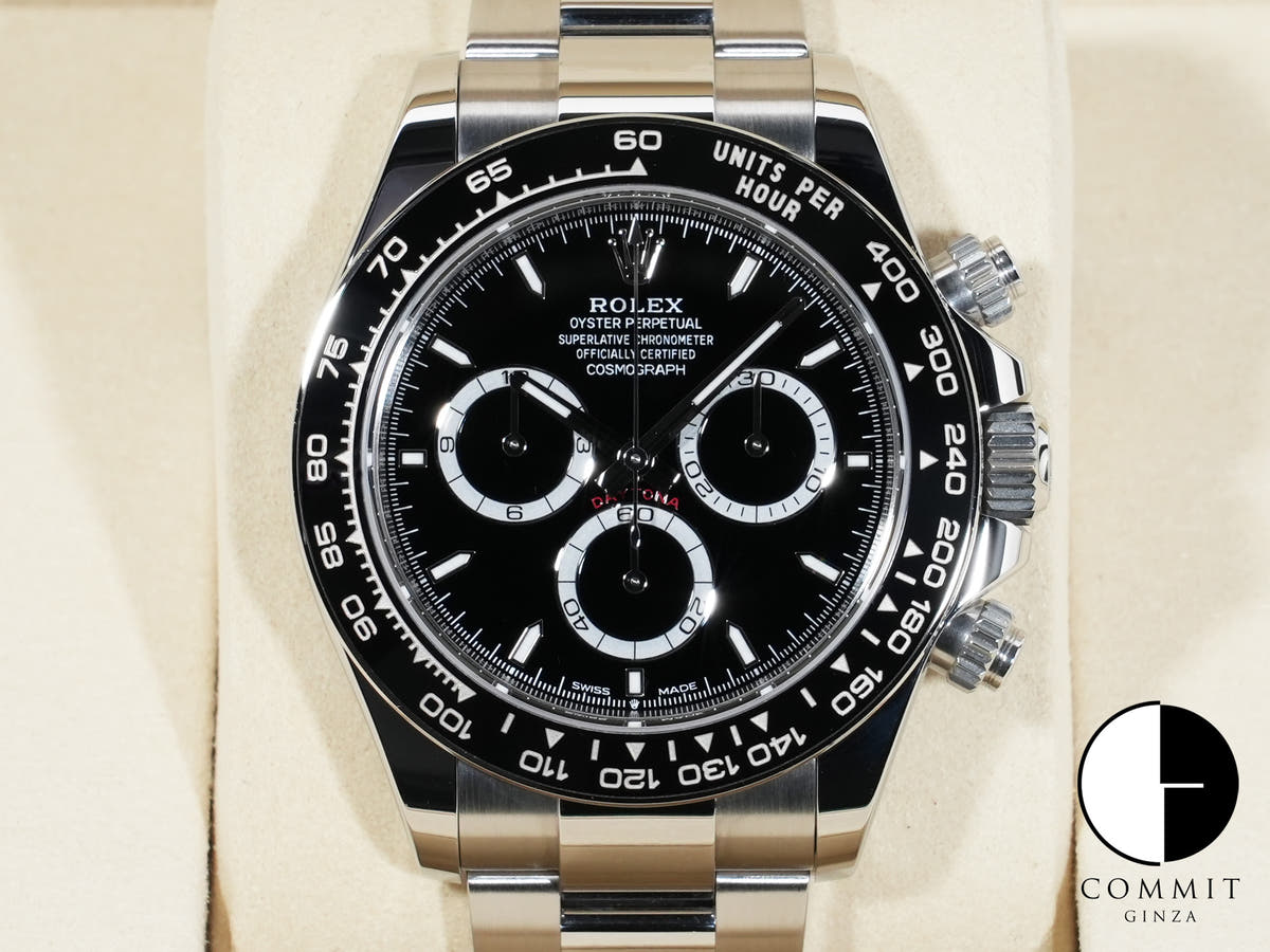 Rolex Daytona Ref. 126500LN Stainless Steel Black Dial Excellent Used Condition f3xkgqne
