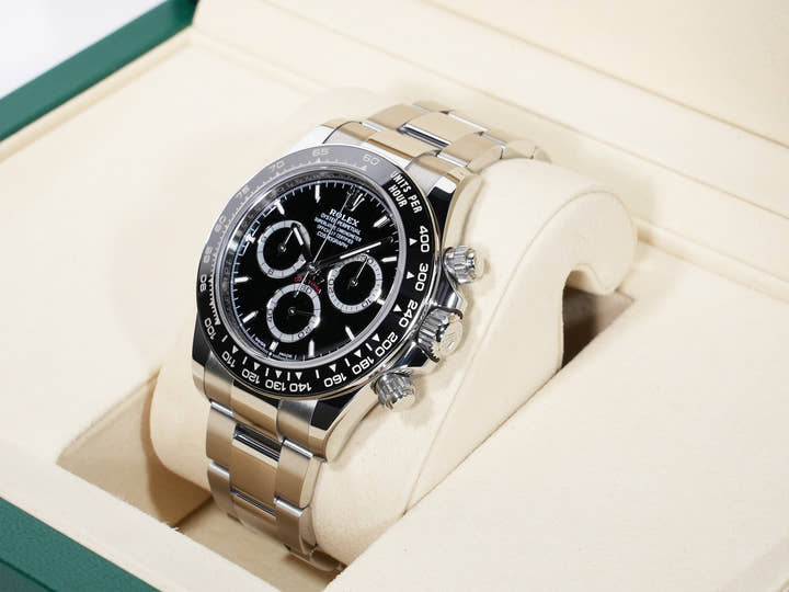 Rolex Daytona Ref. 126500LN Stainless Steel Black Dial Excellent Used Condition f3xkgqne