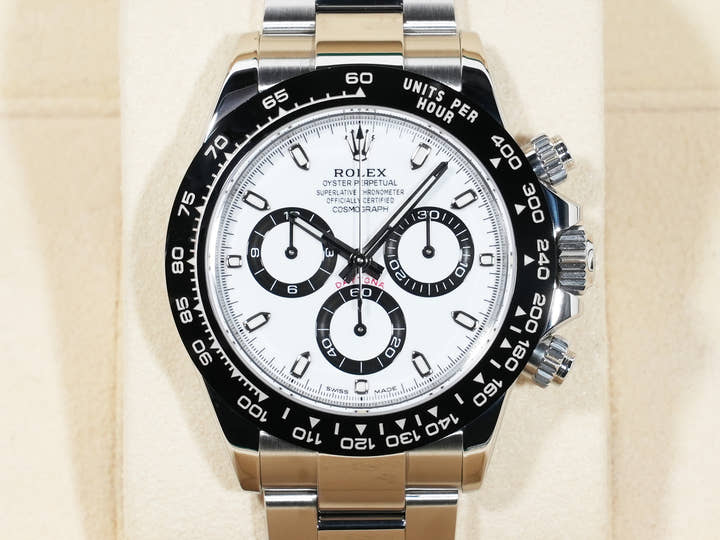 ROLEX Daytona Ref. 116500LN Stainless Steel White Dial Excellent Used Condition d2ne8yfq