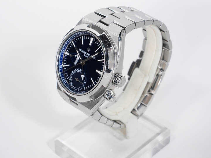 Vacheron Constantin Overseas Dual Time Ref. 7900V/110A-B334 Stainless Steel Blue Dial Used mjfsp6mi