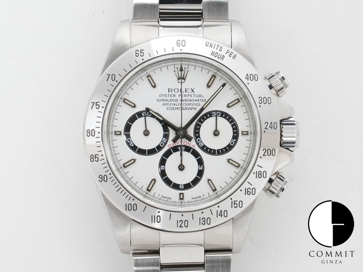 Rolex Daytona El Primero Ref. 16520 Stainless Steel White Dial Used m5meuvhe