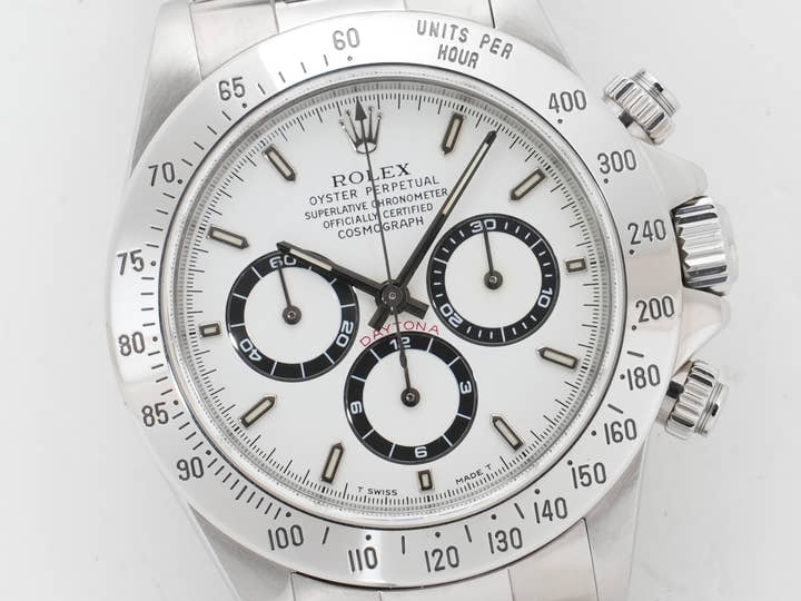 Rolex Daytona El Primero Ref. 16520 Stainless Steel White Dial Used m5meuvhe