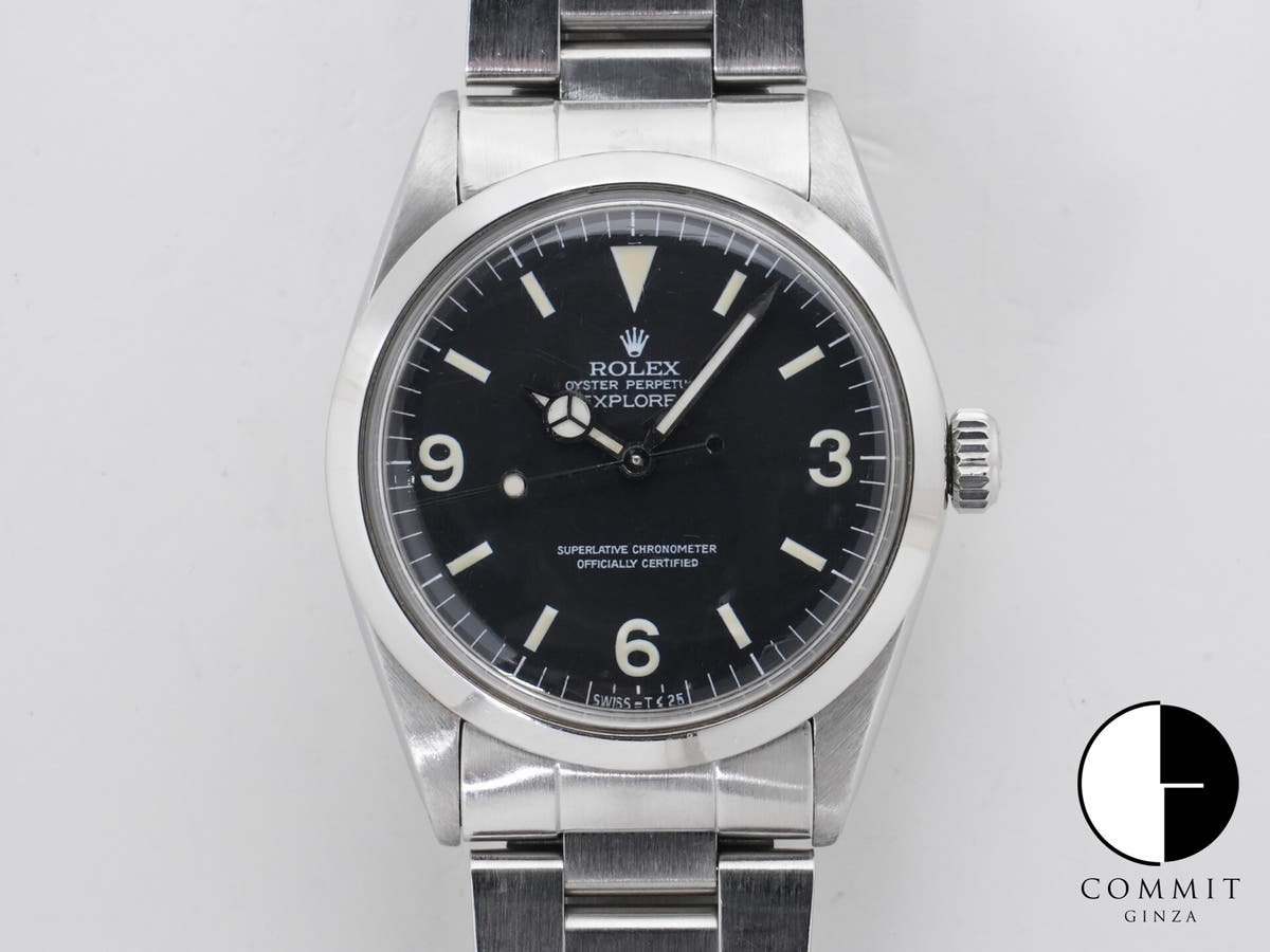 Rolex Explorer I Ref.1016 Stainless Steel Black Dial Used j5fduaua