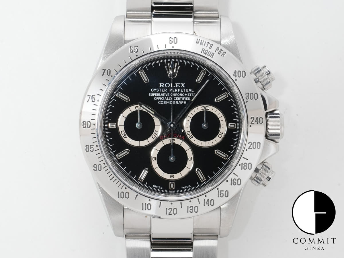 Rolex Daytona El Primero Ref. 16520 Stainless Steel Black Dial Used hnhfd9t6