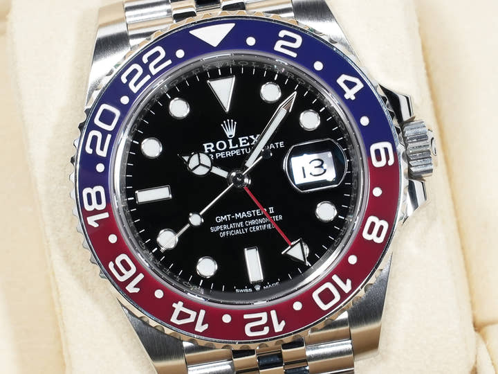 Rolex GMT-Master II Ref. 126710BLRO Stainless Steel Black Dial Jubilee Bracelet Excellent Condition qea8cgmz