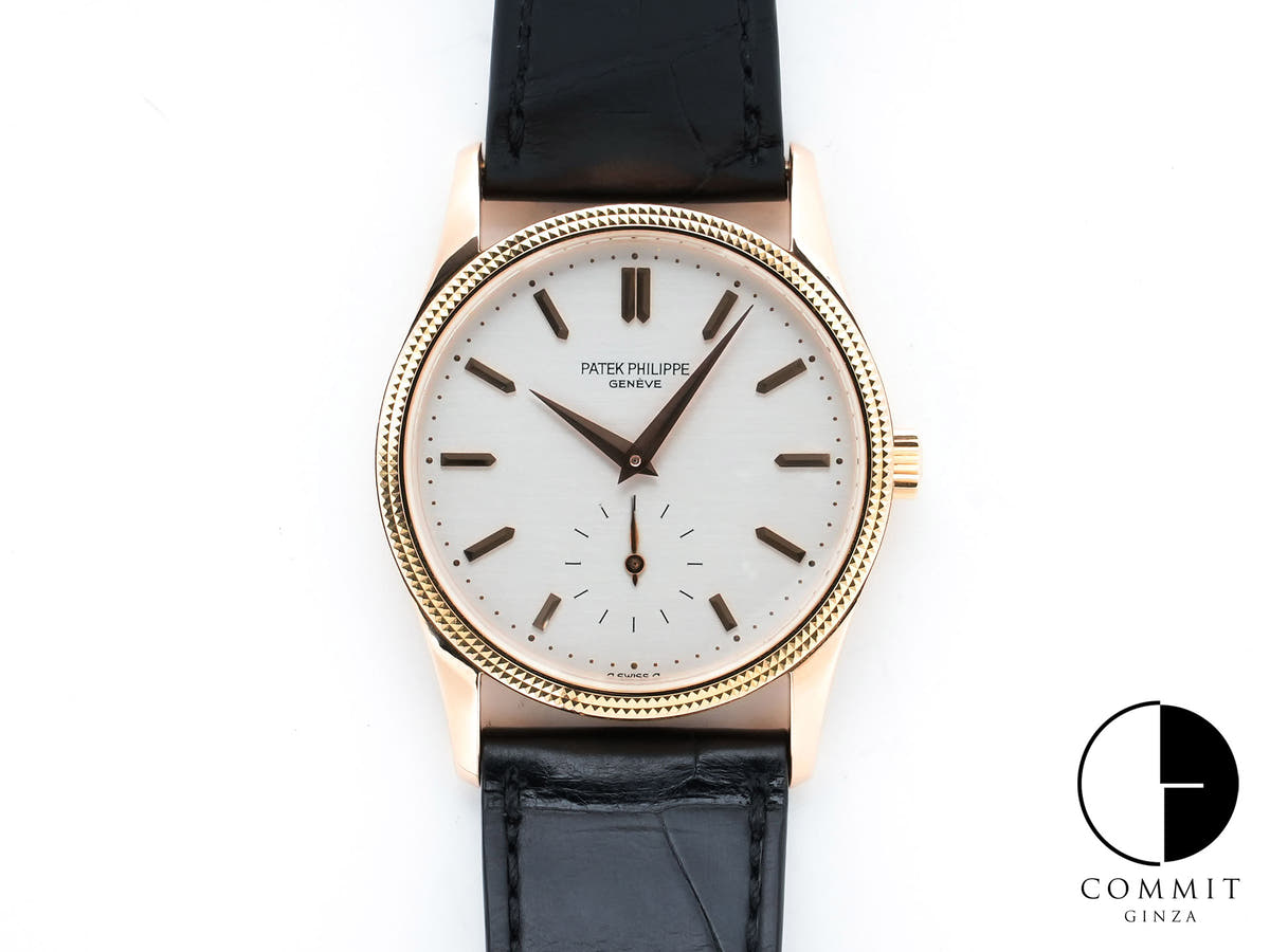 Patek Philippe Calatrava Ref. 3796D Rose Gold Silver Dial Pre-Owned Excellent Condition kbc553os