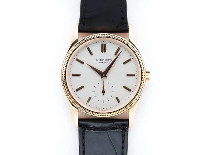 Patek Philippe Calatrava Ref. 3796D Rose Gold Silver Dial Pre-Owned Excellent Condition kbc553os