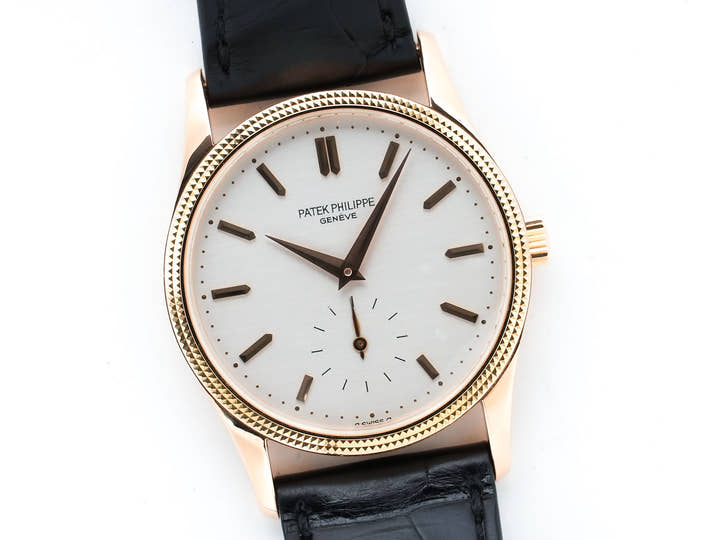 Patek Philippe Calatrava Ref. 3796D Rose Gold Silver Dial Pre-Owned Excellent Condition kbc553os