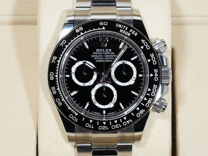 ROLEX Daytona Ref.126500LN Stainless Steel Black Dial Excellent Condition vdi6ysfm