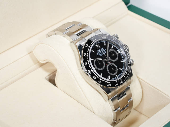 ROLEX Daytona Ref.126500LN Stainless Steel Black Dial Excellent Condition vdi6ysfm