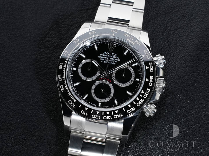 ROLEX Daytona Ref.126500LN Stainless Steel Black Dial Excellent Condition vdi6ysfm