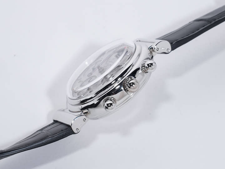 IWC Da Vinci Perpetual Calendar Chronograph Rattrapante Ref. IW3751 Platinum Silver Dial Excellent Used bbf3xqgz