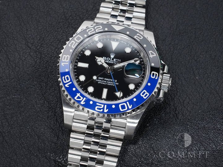 Rolex GMT-Master II Ref. 126710BLNR Stainless Steel Black Dial Jubilee Bracelet Excellent Condition mqfj8von