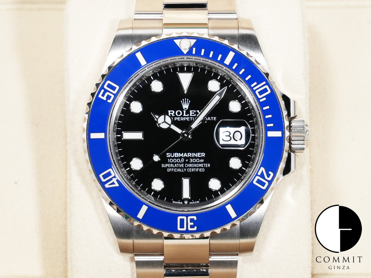 Rolex Submariner Date Ref. 126619LB White Gold Black Dial Used 8y332yqc