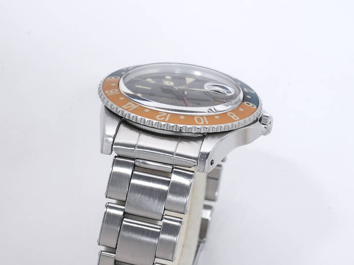 ロレックス GMTマスター Ref.1675 ステンレススチール ブラック文字盤 オイスターブレスレット 中古 989fpjid