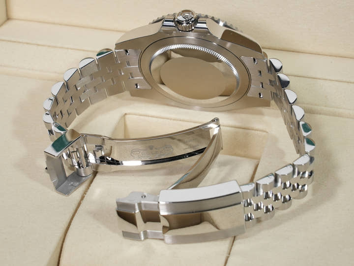 Rolex GMT-Master II Ref. 126710GRNR Stainless Steel Black Dial Jubilee Bracelet Unused nsmtnao5