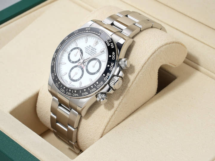 ROLEX Daytona Ref.126500LN Stainless Steel White Dial Excellent Condition av8j9c5o