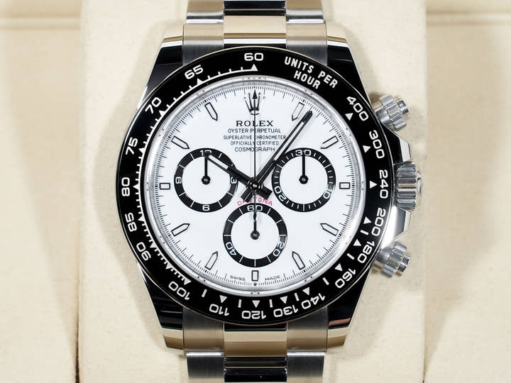 ロレックス デイトナ Ref.126500LN ステンレススチール ホワイト文字盤 美中古 mqenvc6m