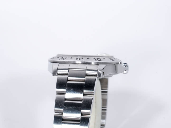 ロレックス エクスプローラーII Ref.16570 ステンレススチール ブラック文字盤 オイスターブレスレット 中古 2yeizqof