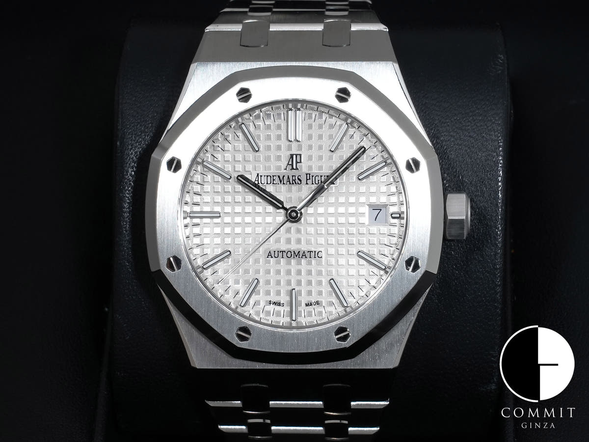Audemars Piguet Royal Oak Ref.15450ST.OO.1256ST.01 Stainless Steel Silver Dial Excellent Condition y57zxg76